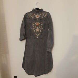 Nostalgia Grey Hi-Low dress size S
